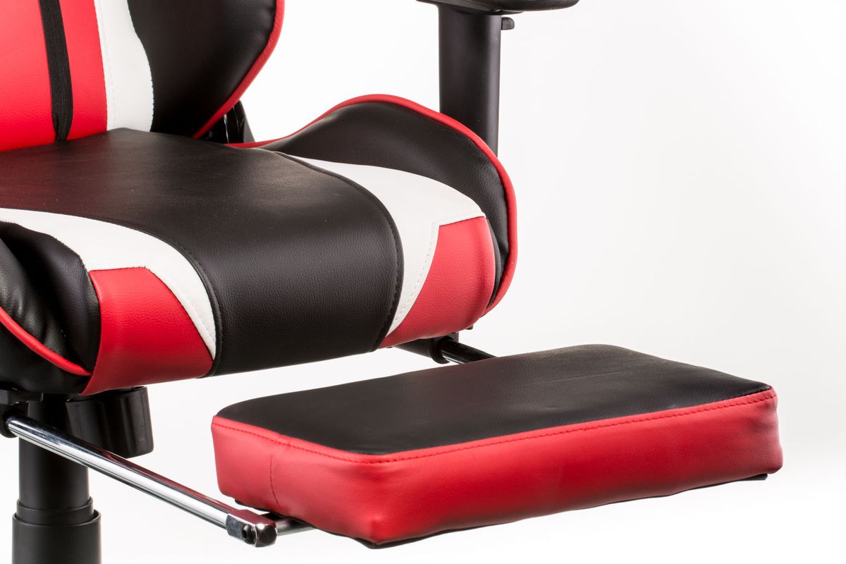 Геймерське крісло Special4You ExtremeRace With Footrest — Black/Red